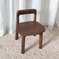 Lumendat Traditional Vintage Kids Sleek Square Right Angle Black Walnut Chair Backrest For Living Room Lumendat