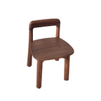 Lumendat Traditional Vintage Kids Sleek Square Right Angle Black Walnut Chair Backrest For Living Room Lumendat