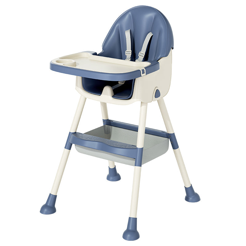Lumendat Modern Simplicity Kids Faux Leather PP Steel Pyramid Structure Dining Chair Adjustable Foldable For Dining Room Lumendat