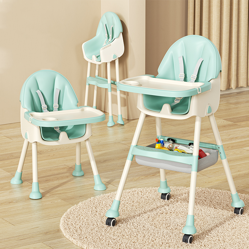 Lumendat Modern Simplicity Kids Faux Leather PP Steel Pyramid Structure Dining Chair Adjustable Foldable For Dining Room Lumendat