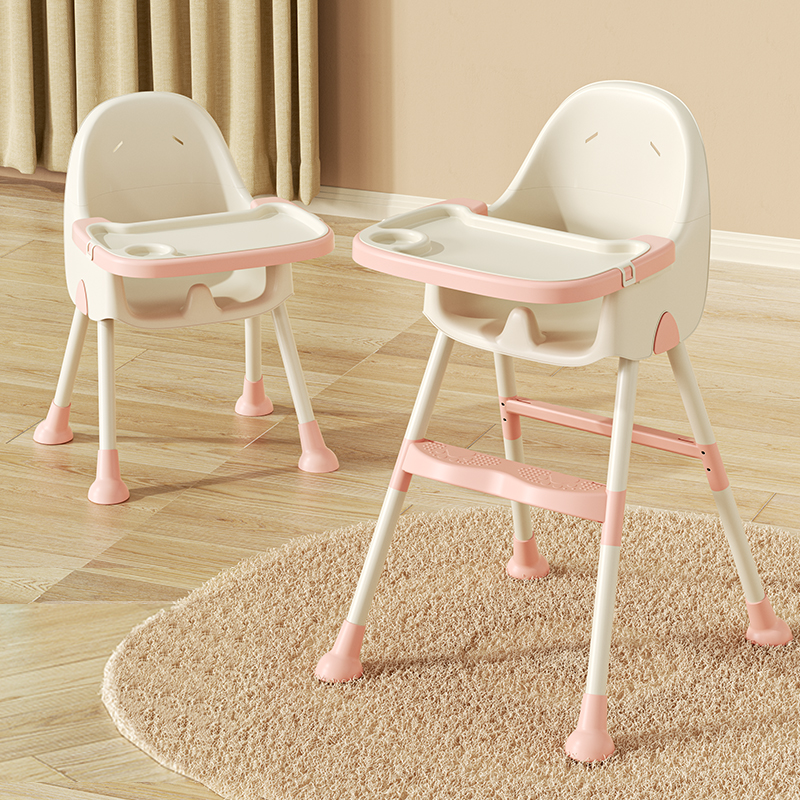 Lumendat Modern Simplicity Kids Faux Leather PP Steel Pyramid Structure Dining Chair Adjustable Foldable For Dining Room Lumendat