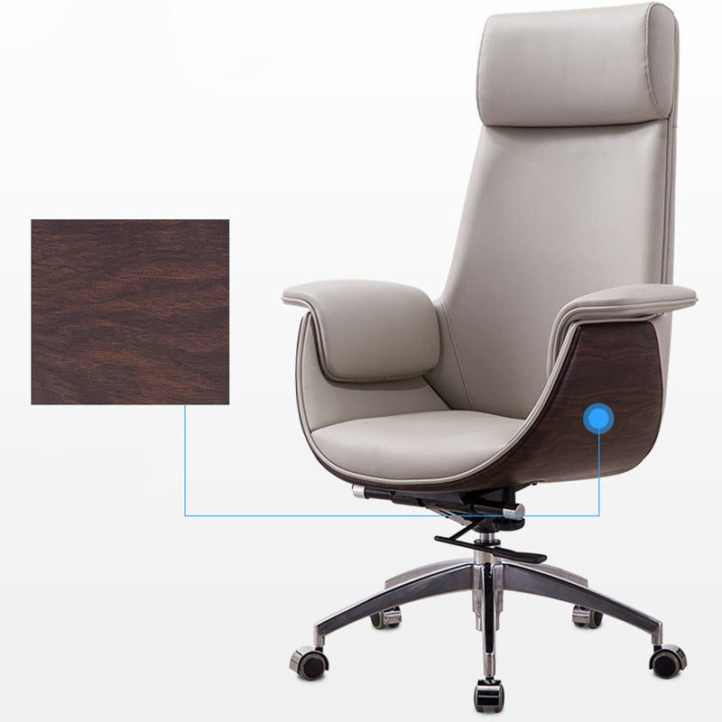 Modern Simplicity Microfiber Leather Board Aluminum Alloy Sponge Rectangular Wood Grain Desk Chair Backrest Adjustable For Home Office DFM-F