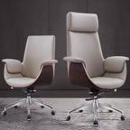 Modern Simplicity Microfiber Leather Board Aluminum Alloy Sponge Rectangular Wood Grain Desk Chair Backrest Adjustable For Home Office DFM-F