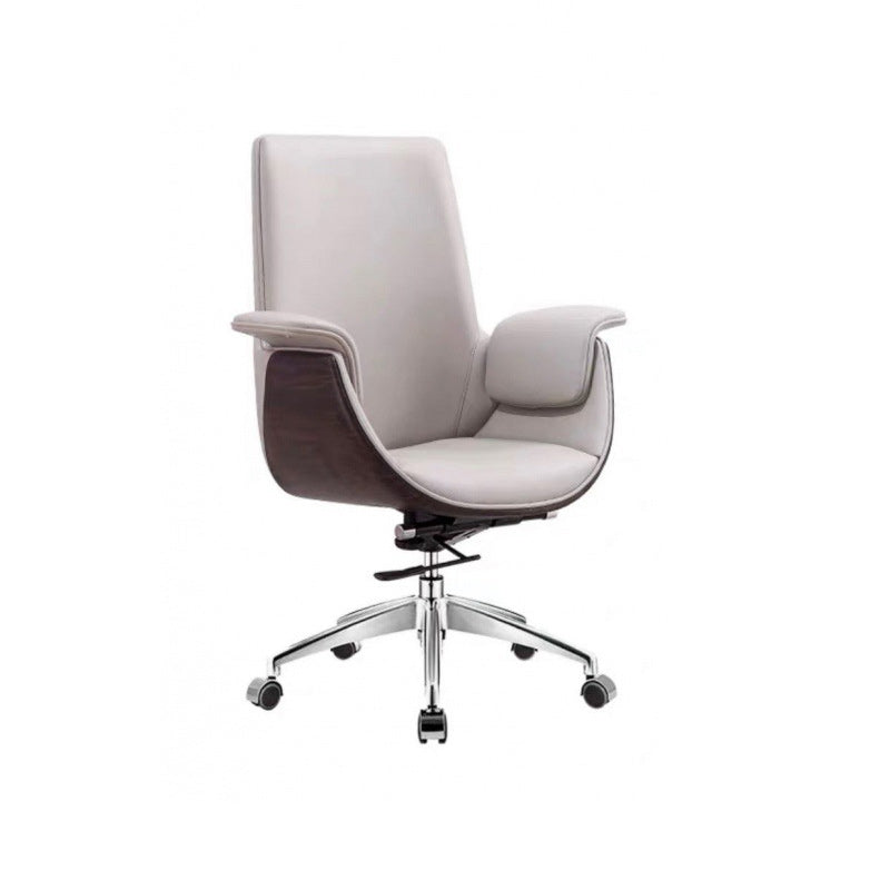 Modern Simplicity Microfiber Leather Board Aluminum Alloy Sponge Rectangular Wood Grain Desk Chair Backrest Adjustable For Home Office DFM-F