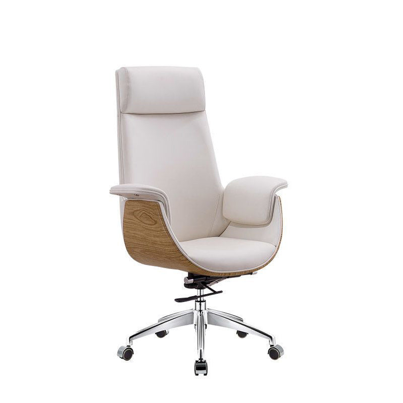 Modern Simplicity Microfiber Leather Board Aluminum Alloy Sponge Rectangular Wood Grain Desk Chair Backrest Adjustable For Home Office DFM-F