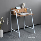 Modern Minimalist Rectangle Carbon Steel Medium Fiber Density Board Desk 4-Leg For Home Office DFM-F