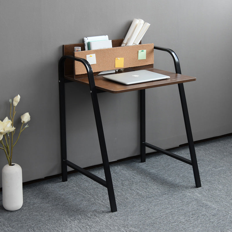 Modern Minimalist Rectangle Carbon Steel Medium Fiber Density Board Desk 4-Leg For Home Office DFM-F