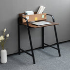 Modern Minimalist Rectangle Carbon Steel Medium Fiber Density Board Desk 4-Leg For Home Office DFM-F