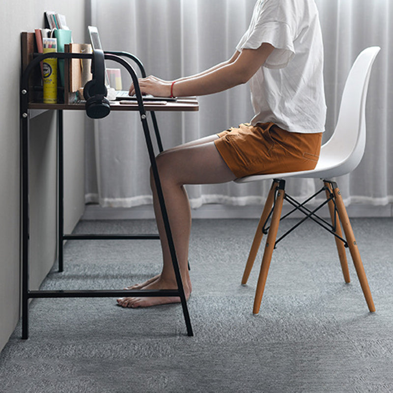 Modern Minimalist Rectangle Carbon Steel Medium Fiber Density Board Desk 4-Leg For Home Office DFM-F
