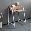 Modern Minimalist Rectangle Carbon Steel Medium Fiber Density Board Desk 4-Leg For Home Office DFM-F