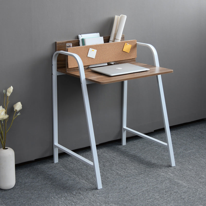 Modern Minimalist Rectangle Carbon Steel Medium Fiber Density Board Desk 4-Leg For Home Office DFM-F