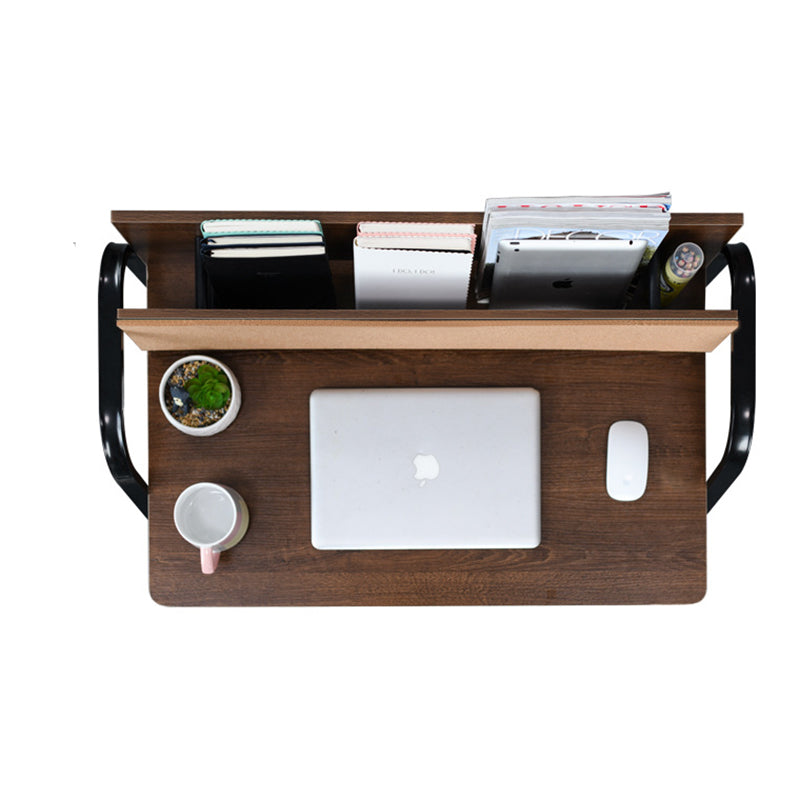 Modern Minimalist Rectangle Carbon Steel Medium Fiber Density Board Desk 4-Leg For Home Office DFM-F