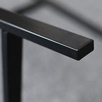 Modern Minimalist Rectangle Carbon Steel Medium Fiber Density Board Desk 4-Leg For Home Office DFM-F