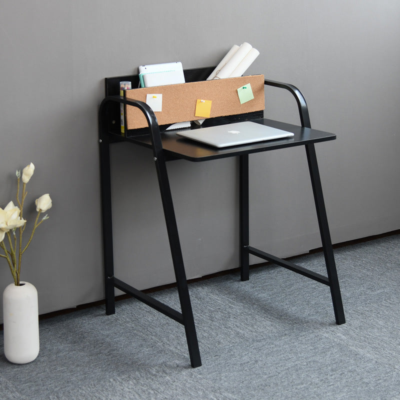 Modern Minimalist Rectangle Carbon Steel Medium Fiber Density Board Desk 4-Leg For Home Office DFM-F