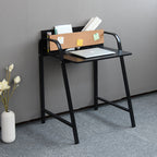 Modern Minimalist Rectangle Carbon Steel Medium Fiber Density Board Desk 4-Leg For Home Office DFM-F