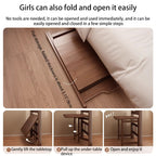 Modern Minimalist Wooden Rectangular Desk For Home Office DFM-F