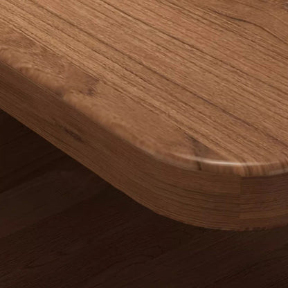 Modern Minimalist Wooden Rectangular Desk For Home Office