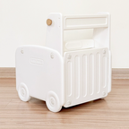 Lumendat Contemporary Creative Car-Shaped PE Plastic Kids Nightstand 1-Drawer For Bedroom Lumendat