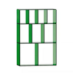 Modern Minimalist Acrylic Rectangular Storage Bookshelf 3-Tier For Home Office DFM-F