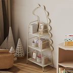 Lumendat Contemporary Creative Dinosaur-Shaped Iron Kids Floor-Standing Bookshelf 3-Layer For Study Lumendat