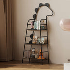 Lumendat Contemporary Creative Dinosaur-Shaped Iron Kids Floor-Standing Bookshelf 3-Layer For Study Lumendat