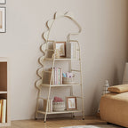 Lumendat Contemporary Creative Dinosaur-Shaped Iron Kids Floor-Standing Bookshelf 3-Layer For Study Lumendat