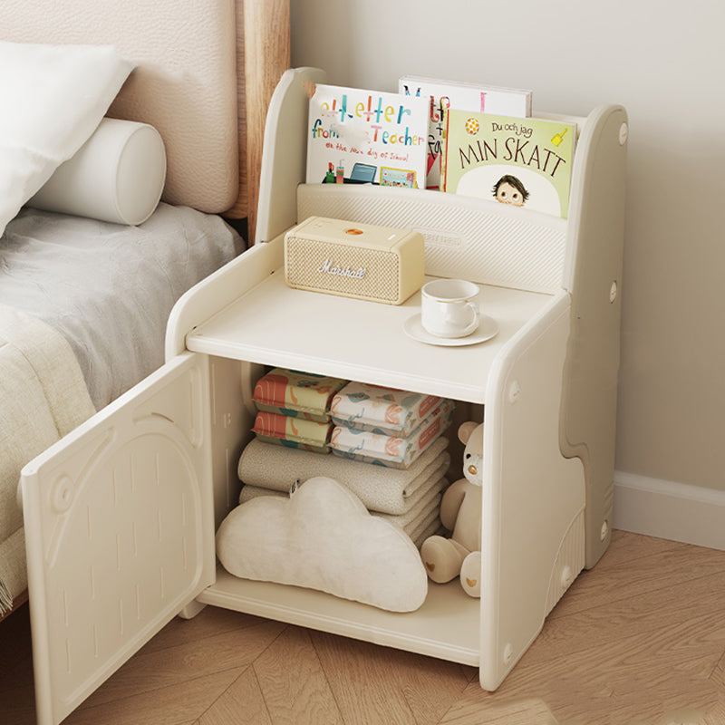 Lumendat Modern Art Deco Eco-Friendly HDPE Square Kids Storage Cabinet 1-Cabinet For Living Room & Bedroom Lumendat