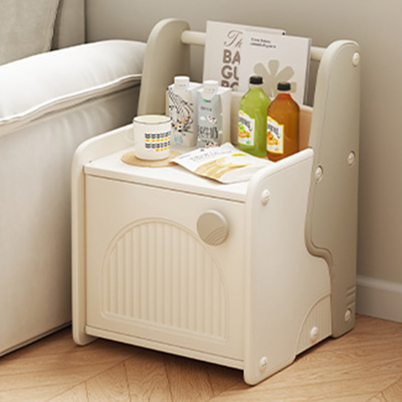 Lumendat Modern Art Deco Eco-Friendly HDPE Square Kids Storage Cabinet 1-Cabinet For Living Room & Bedroom Lumendat