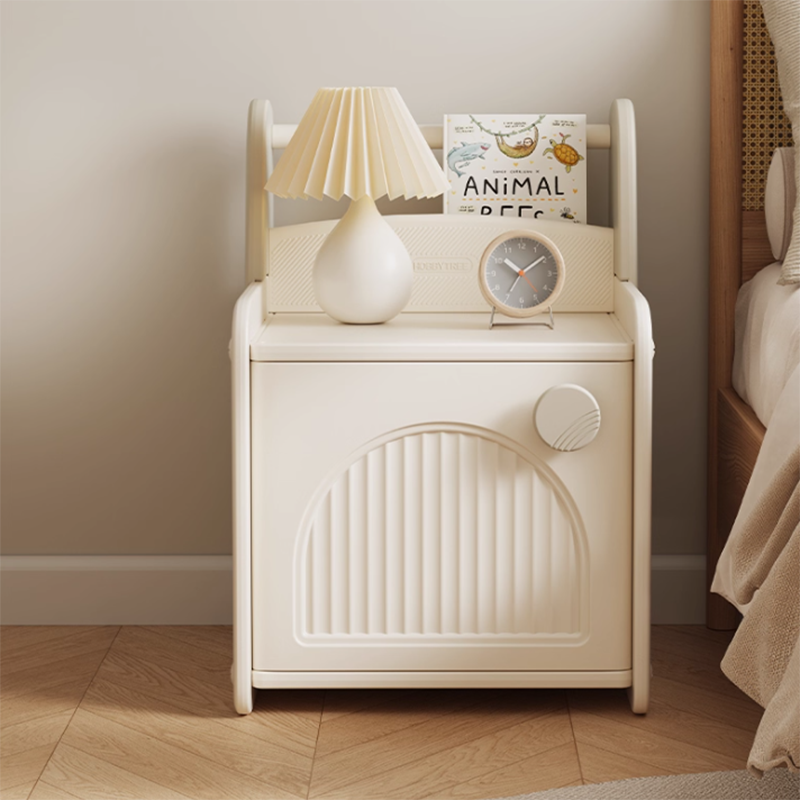 Lumendat Modern Art Deco Eco-Friendly HDPE Square Kids Storage Cabinet 1-Cabinet For Living Room & Bedroom Lumendat