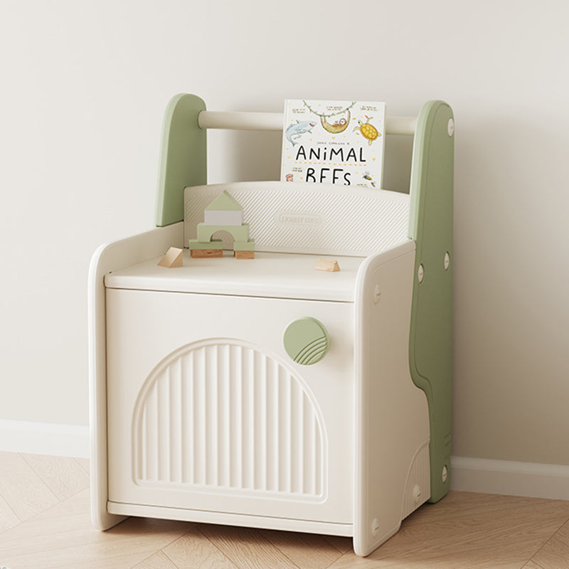 Lumendat Modern Art Deco Eco-Friendly HDPE Square Kids Storage Cabinet 1-Cabinet For Living Room & Bedroom Lumendat