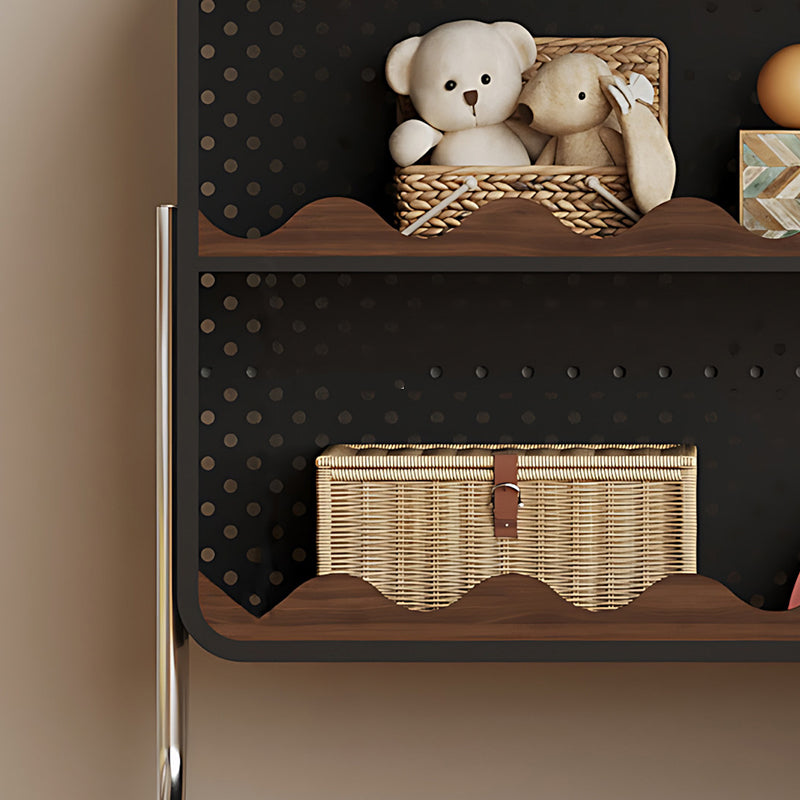 Lumendat Contemporary Nordic Cartoon Cat Ear & Deer Ear Iron Multi-layer Board Kids Movable Storage Cabinet 2-Tier For Living Room Lumendat