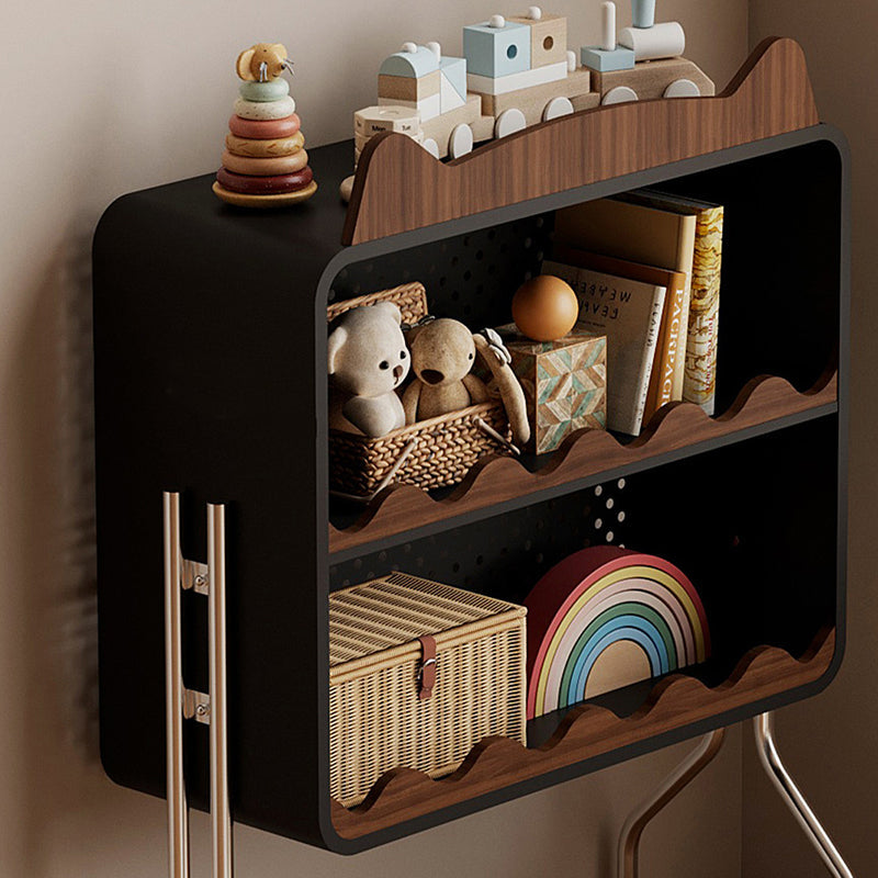 Lumendat Contemporary Nordic Cartoon Cat Ear & Deer Ear Iron Multi-layer Board Kids Movable Storage Cabinet 2-Tier For Living Room Lumendat