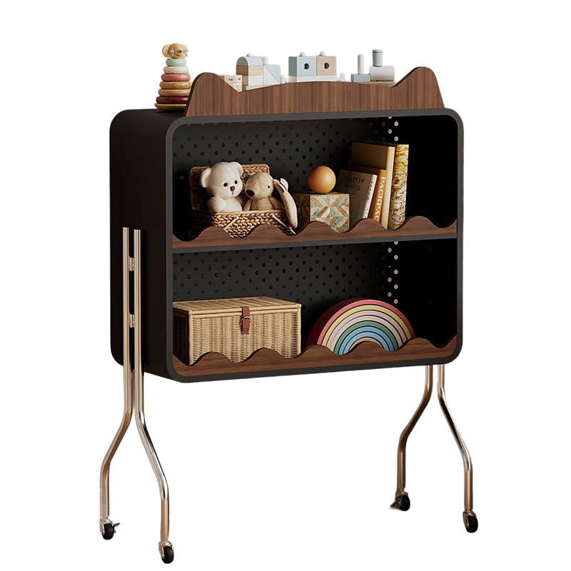 Lumendat Contemporary Nordic Cartoon Cat Ear & Deer Ear Iron Multi-layer Board Kids Movable Storage Cabinet 2-Tier For Living Room Lumendat