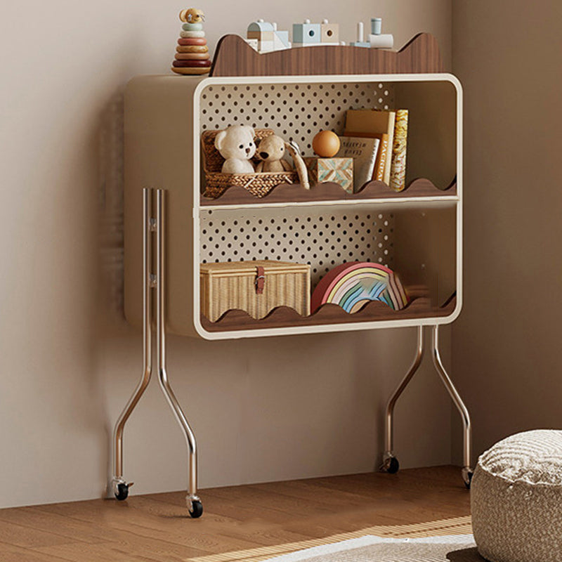Lumendat Contemporary Nordic Cartoon Cat Ear & Deer Ear Iron Multi-layer Board Kids Movable Storage Cabinet 2-Tier For Living Room Lumendat
