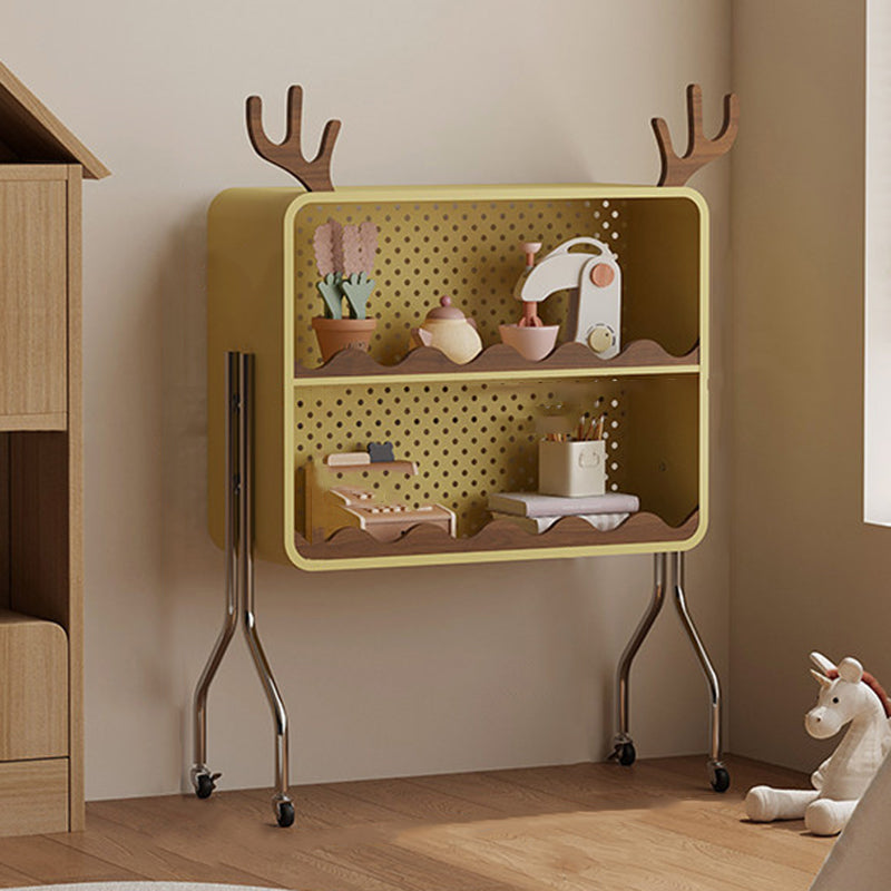 Lumendat Contemporary Nordic Cartoon Cat Ear & Deer Ear Iron Multi-layer Board Kids Movable Storage Cabinet 2-Tier For Living Room Lumendat
