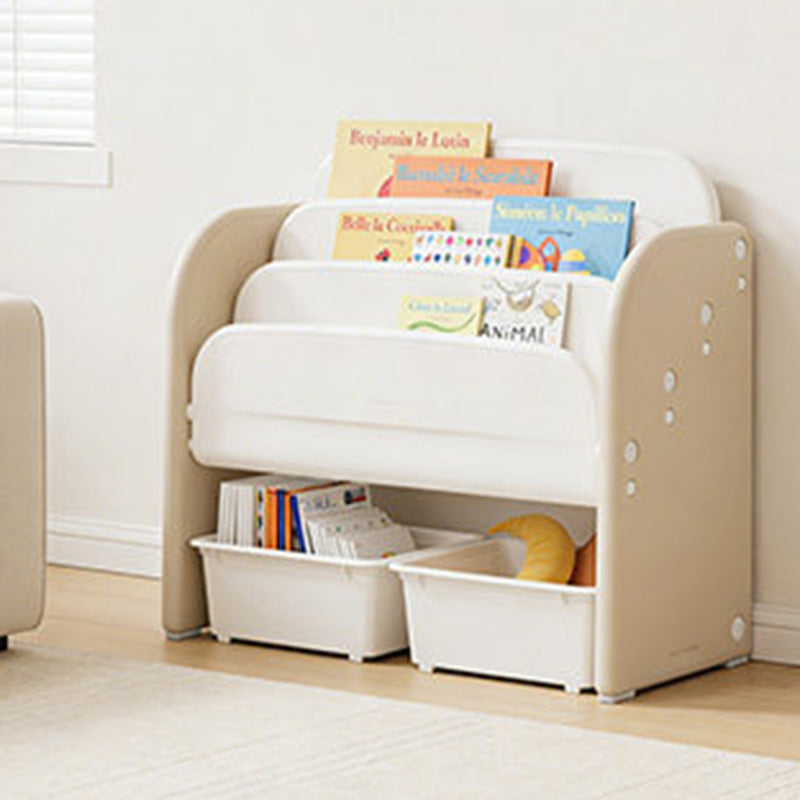 Lumendat Modern Minimalist HDPE Rectangular Lightweight Kids Bookshelf 2/6-Storage Box For Living Room & Study Lumendat