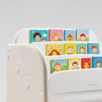 Lumendat Modern Minimalist HDPE Rectangular Lightweight Kids Bookshelf 2/6-Storage Box For Living Room & Study Lumendat
