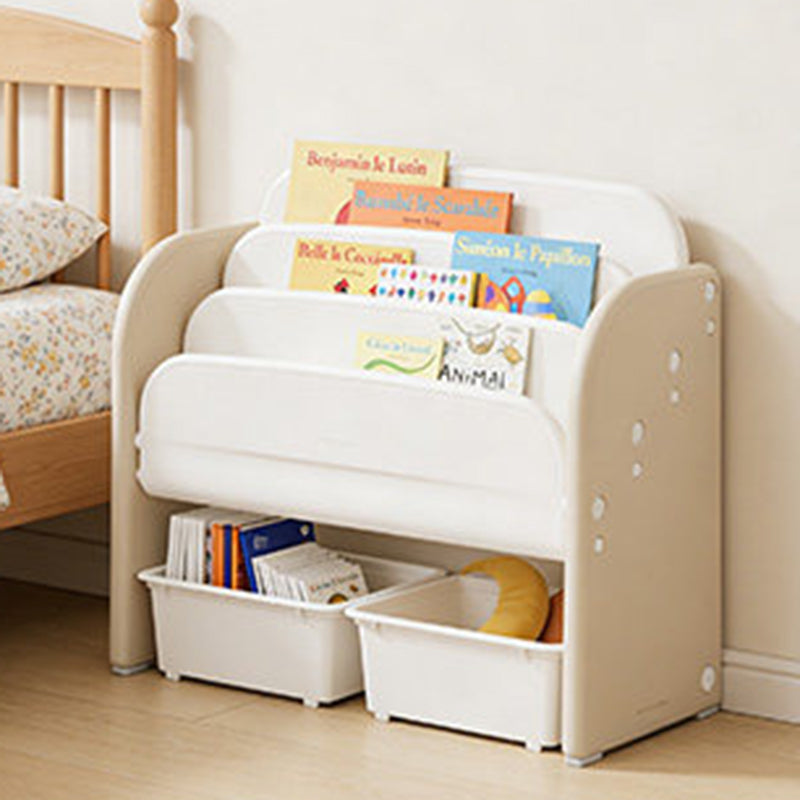 Lumendat Modern Minimalist HDPE Rectangular Lightweight Kids Bookshelf 2/6-Storage Box For Living Room & Study Lumendat