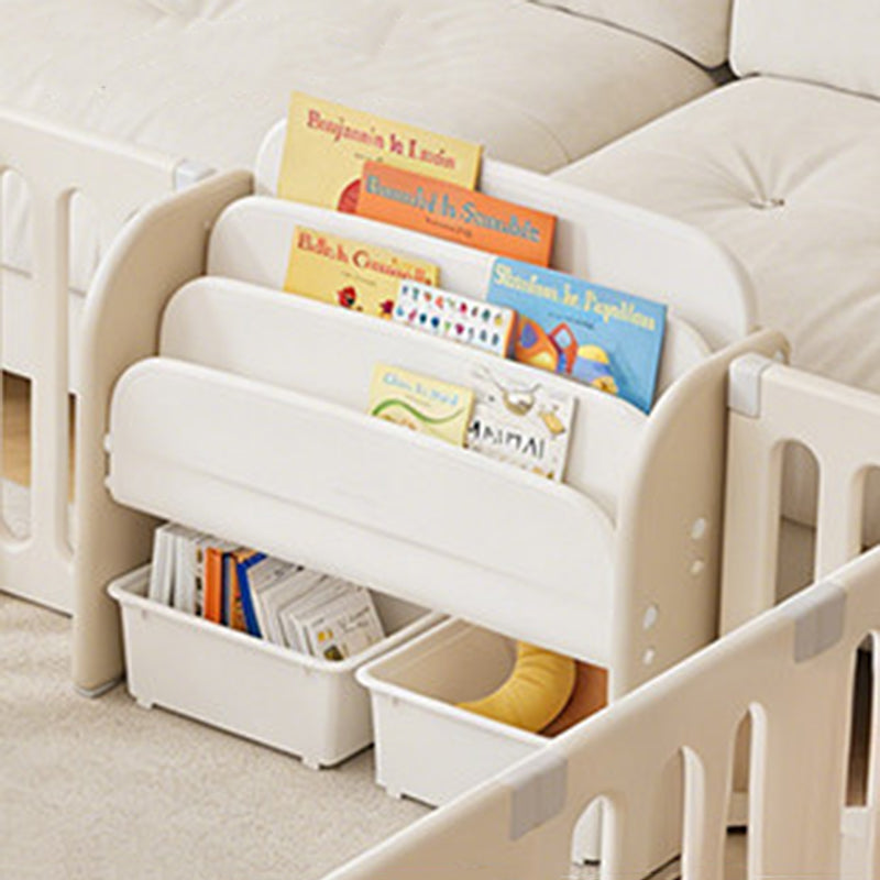 Lumendat Modern Minimalist HDPE Rectangular Lightweight Kids Bookshelf 2/6-Storage Box For Living Room & Study Lumendat