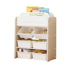 Lumendat Modern Minimalist HDPE Rectangular Lightweight Kids Bookshelf 2/6-Storage Box For Living Room & Study Lumendat