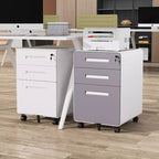 Modern Minimalist Steel Curved Rectangular Storage Cabinet With 2/3 Drawers For Home Office DFM-F