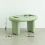 Lumendat Modern Minimalist Kids Oval PE Dining Table For Dining Room Lumendat