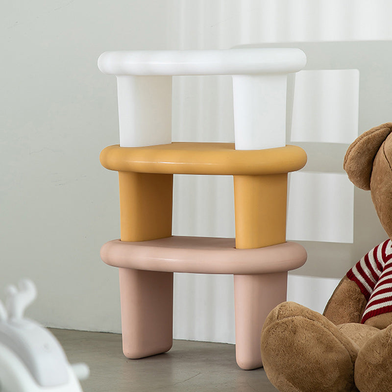 Lumendat Modern Minimalist Kids Oval PE Dining Table For Dining Room Lumendat