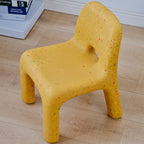 Lumendat Modern Minimalist Kids Square PE Dining Chair Backrest For Dining Room Lumendat