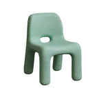 Lumendat Modern Minimalist Kids Square PE Dining Chair Backrest For Dining Room Lumendat