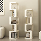 Contemporary Scandinavian Iron Square Bookshelves 3/4/5-Tier Standing Shelves For Home Office DFM-F