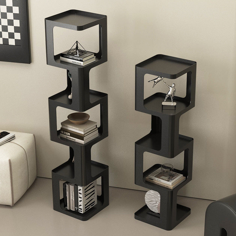 Contemporary Scandinavian Iron Square Bookshelves 3/4/5-Tier Standing Shelves For Home Office DFM-F