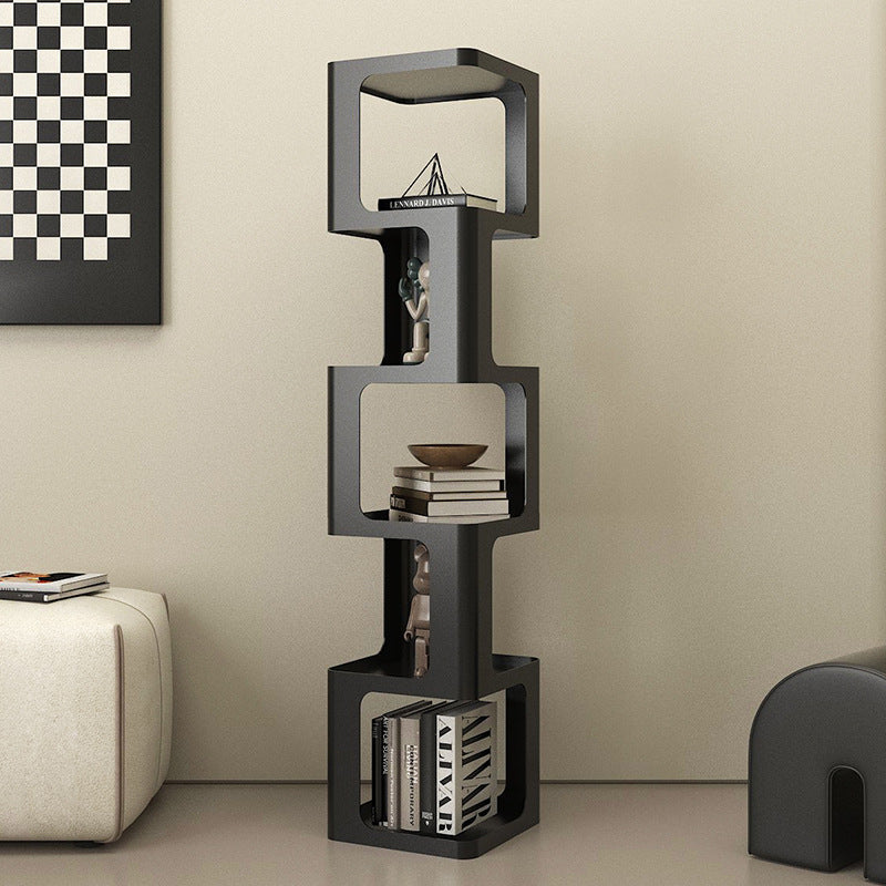 Contemporary Scandinavian Iron Square Bookshelves 3/4/5-Tier Standing Shelves For Home Office DFM-F