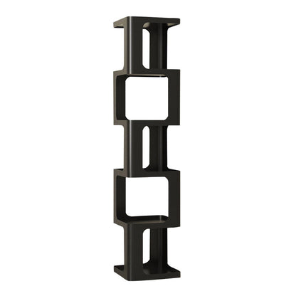 Contemporary Scandinavian Iron Square Bookshelves 3/4/5-Tier Standing Shelves For Home Office