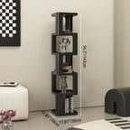 Contemporary Scandinavian Iron Square Bookshelves 3/4/5-Tier Standing Shelves For Home Office DFM-F